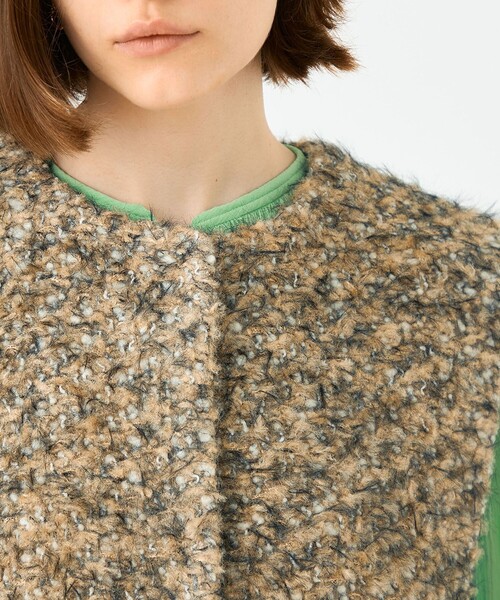 ベスト ジレ Kate クルーネックジレ レディースの画像