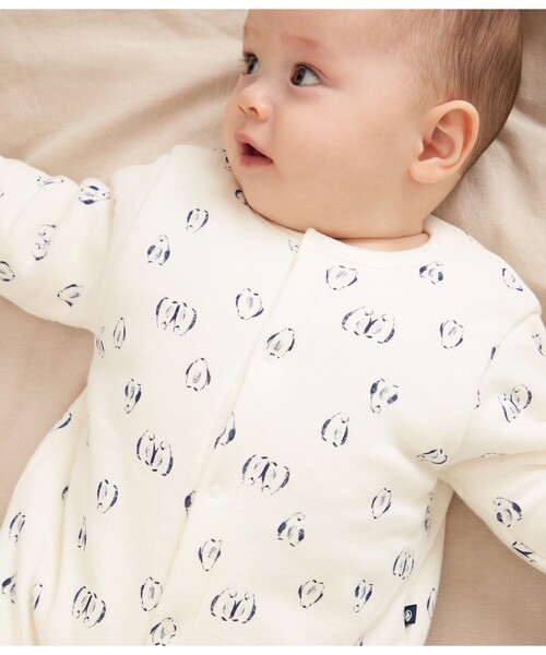 PETIT BATEAU（プチバトー） ベビー服 ロンパース コンビネゾン