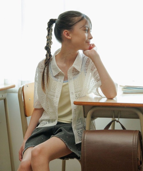 BURBERRY（バーバリー） 「KIDS」ストライプ柄長袖シャツ 160A