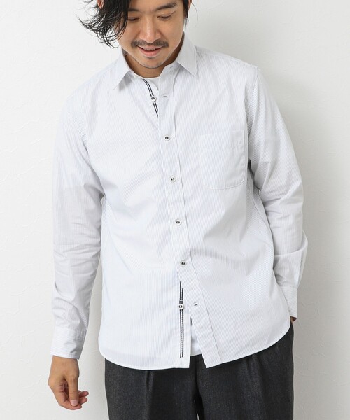 ノーリーズ グッドマン（NOLLEY’S goodman）/パラシュートボタン レギュラーカラーシャツ 25AW NOLLEY'S（ノーリーズ） シャツ パラシュートボタン レギュラーカラー