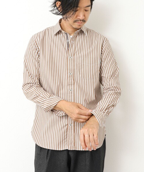 NOLLEY'S（ノーリーズ） シャツ パラシュートボタン レギュラーカラー