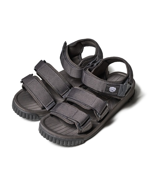 「SHAKA」 フラットサンダル 27 ブラック レディース_画像9