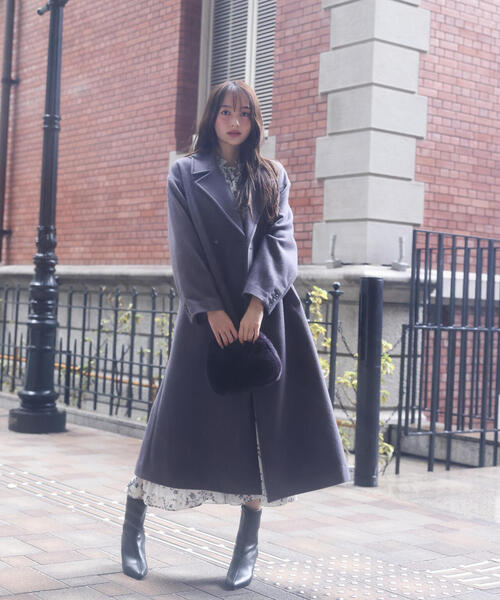 PROPORTION BODY DRESSING ステンカラーコート コート ダブル釦