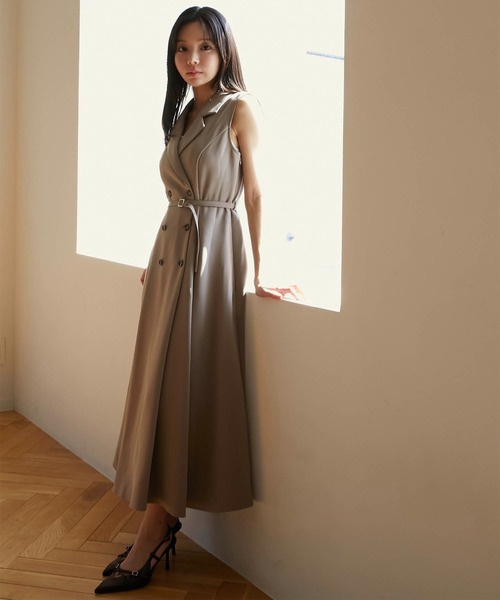 Luan（ルアン） ワンピース 「Luan」TRENCH LONG DRESS/トレンチロング