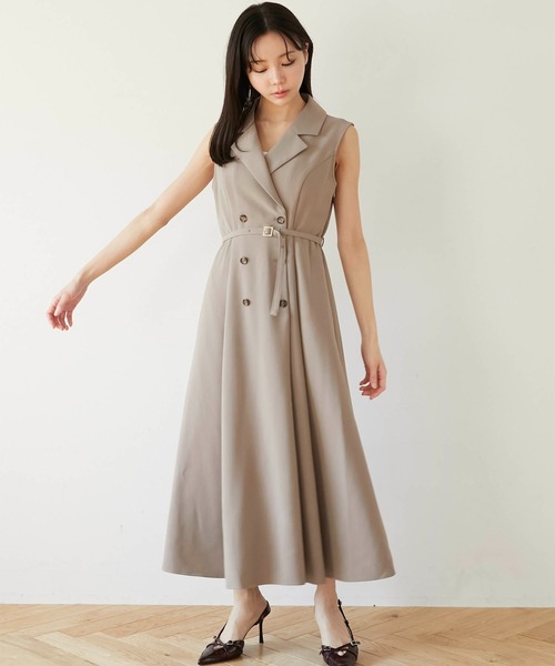 Luan（ルアン） ワンピース 「Luan」TRENCH LONG DRESS/トレンチロング