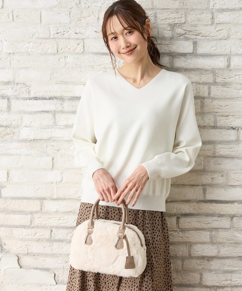 Honeys（ハニーズ） ニット セーター 「しなやかニット・ヒアルロン酸