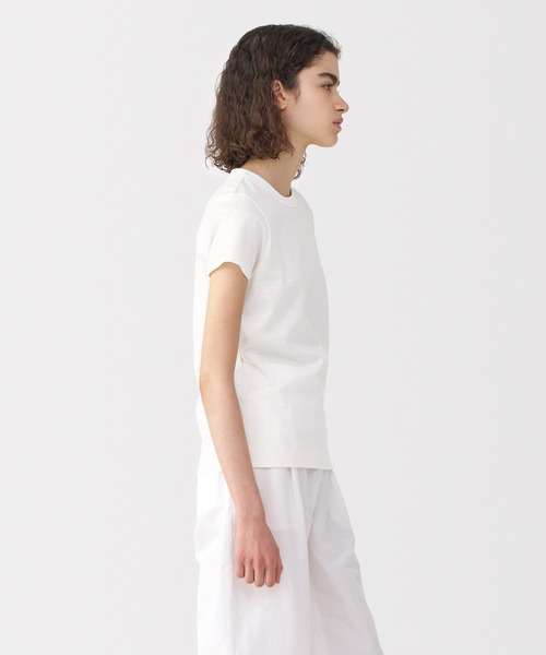 「MUJI Labo」 半袖Tシャツ M ネイビー レディース_画像3