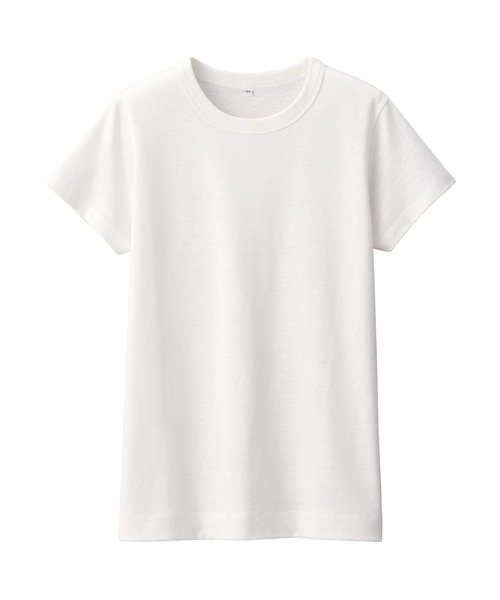 「MUJI Labo」 半袖Tシャツ M ネイビー レディース_画像6