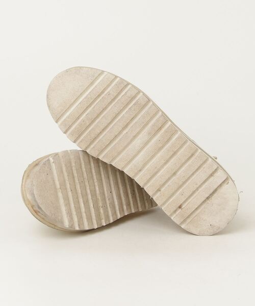 「ミライアルキ」 ショートブーツ 23cm ベージュ レディースの画像3