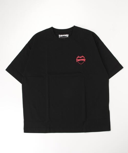 「THRASHER」 半袖Tシャツ X-LARGE ホワイト レディース_画像4