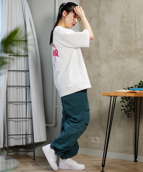 「THRASHER」 半袖Tシャツ X-LARGE ホワイト レディース_画像9