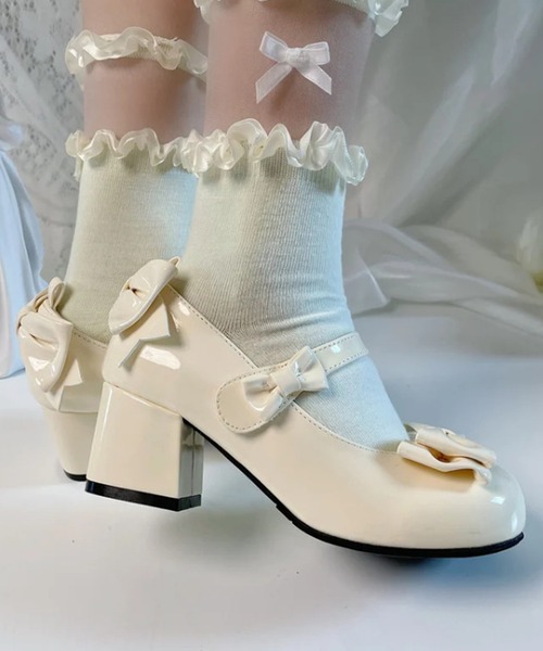 MAISON SELECT パンプス 9C90 リボンパンプス : ZOZOTOWN Yahoo!店