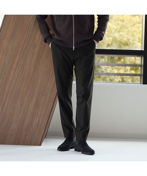 ビューティー＆ユース ユナイテッドアローズ（BEAUTY&YOUTH）/【WEB限定 WARDROBE SMART】ポリエステル レーヨン アクリル サキソニー … BEAUTY＆YOUTH UNITED ARROWS スラックス 「WEB限定 WARDROBE SMART