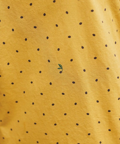 「Sunny clouds」 半袖ワンピース LARGE イエロー レディース_画像7