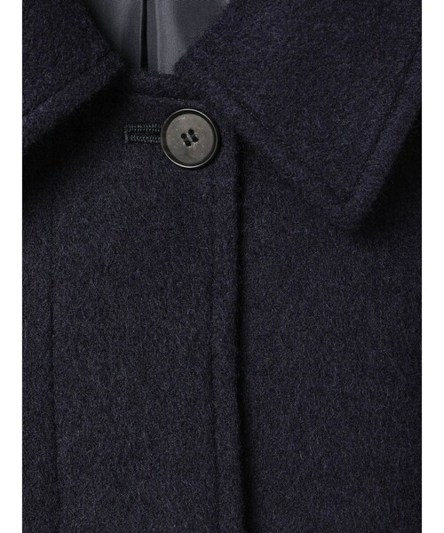 mizuiroind（ミズイロインド） ステンカラーコート コート ウール混
