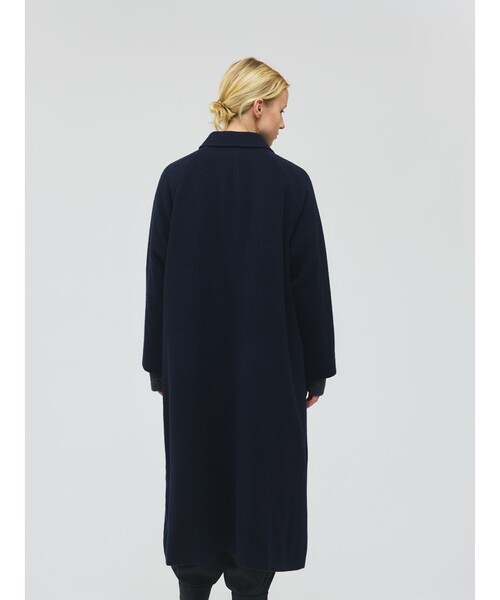 mizuiroind（ミズイロインド） ステンカラーコート コート ウール混