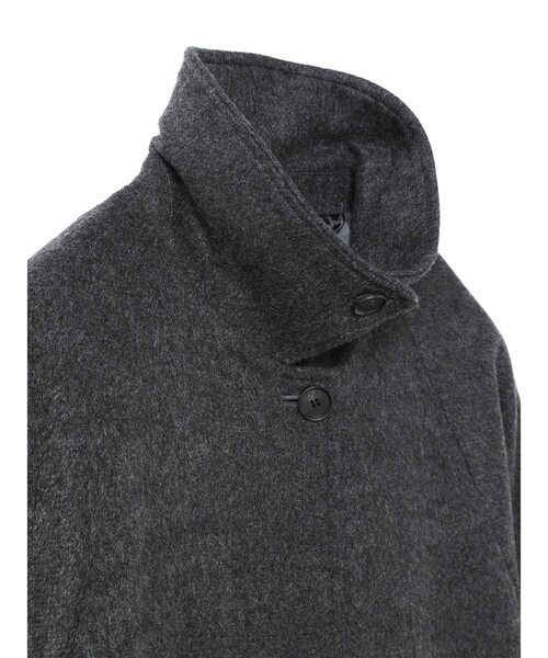 mizuiroind（ミズイロインド） ステンカラーコート コート ウール混