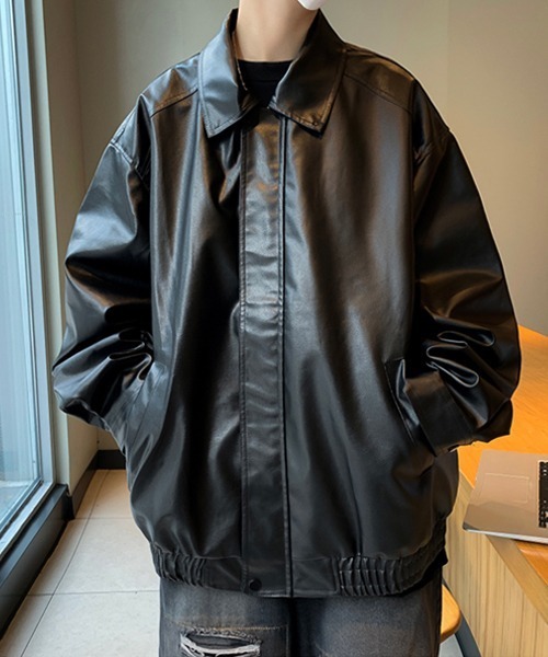 Ressaca（レサーカ） 革ジャン ライダース オーバーサイズフェイク