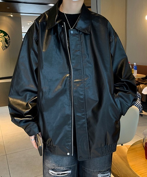 Ressaca（レサーカ） 革ジャン ライダース オーバーサイズフェイク