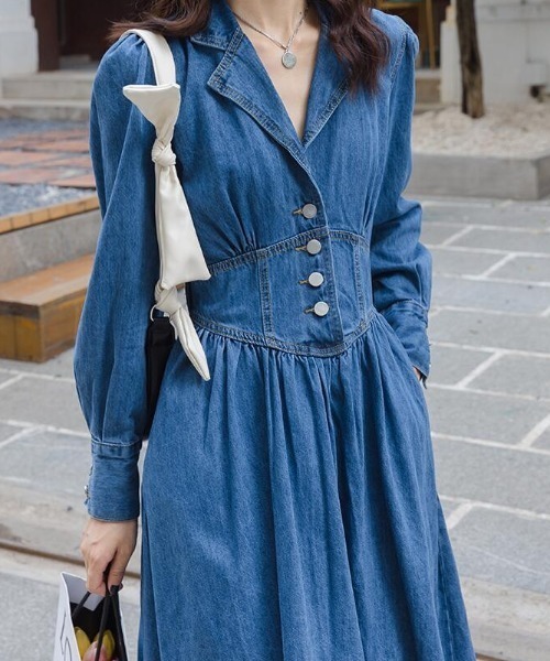 ワンピース デニムコルセットワンピース : ZOZOTOWN Yahoo!店 - 通販