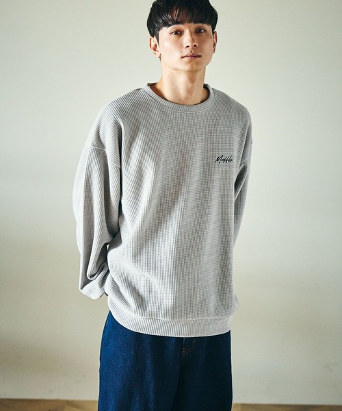 LAKOLE（ラコレ） トレーナー スウェット 刺繍カットモールプル