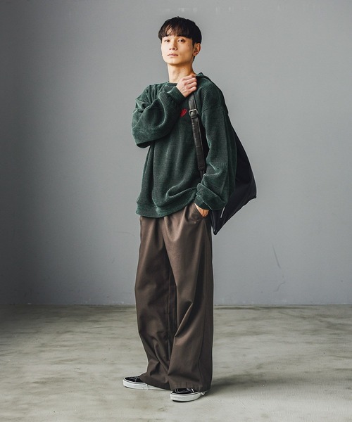 LAKOLE（ラコレ） トレーナー スウェット 刺繍カットモールプル