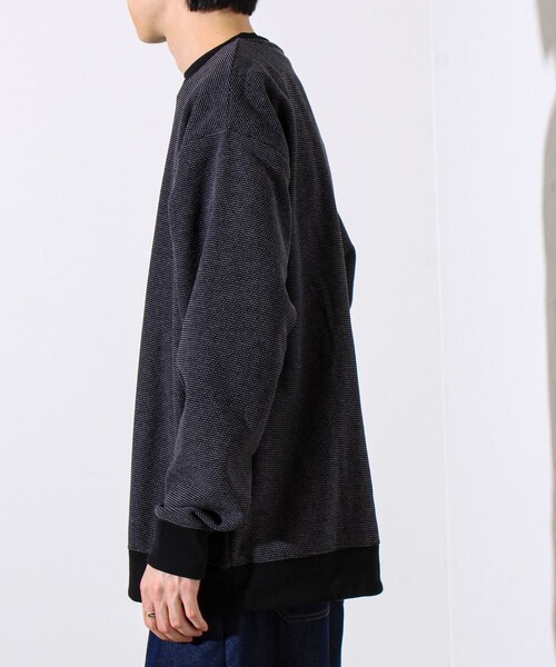 GLOSTER（グロスター） tシャツ 「ロンT以上スウェット未満」ハニカム