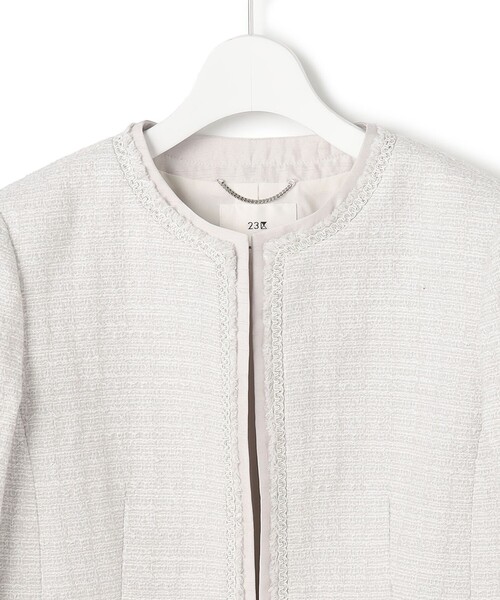 23区（ニジュウサンク） ジャケット ノーカラージャケット ライト