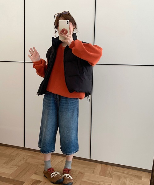 2ly2 ダウンベスト ベスト ふんわり中綿ベスト レディース : ZOZOTOWN