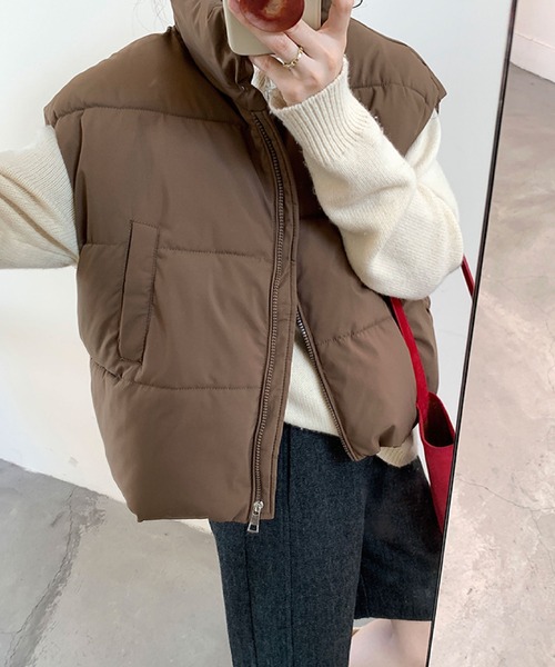 eleventy イレブンティ ダウンベスト ブラウン S WAREHOUSE（ウエアハウス） ○486654 WAREHOUSE ウェアハウス ○オール