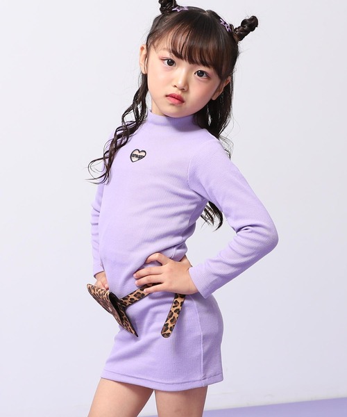 ANAP kids（アナップキッズ） ワンピース レオパード柄ベルトポーチ付 