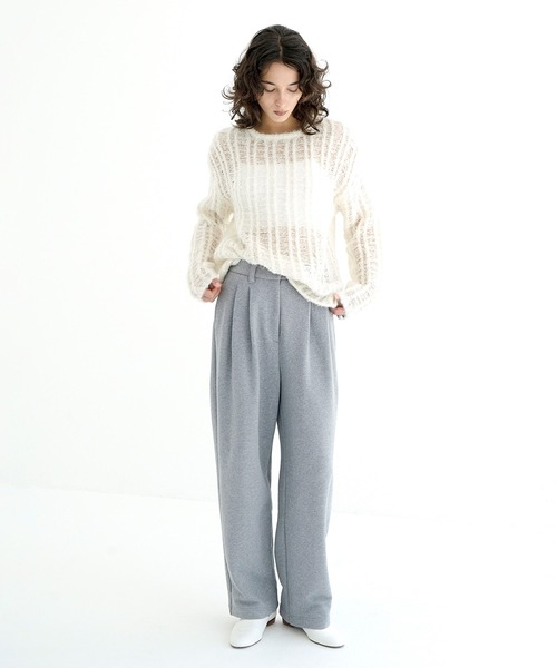 ニット/セーター CLANE shaggy loose khit CLANE（クラネ） ニット セーター SHEER SHAGGY LOOSE KNIT TOPS