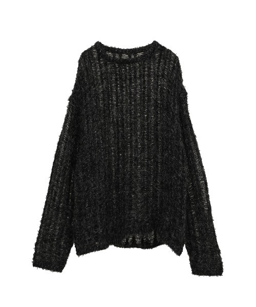 CLANE（クラネ） ニット セーター SHEER SHAGGY LOOSE KNIT TOPS