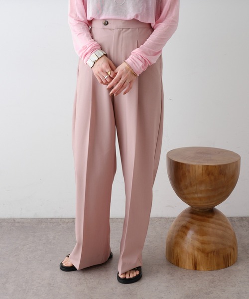 「Omekashi」 パンツ 38 ベージュ レディース_画像7