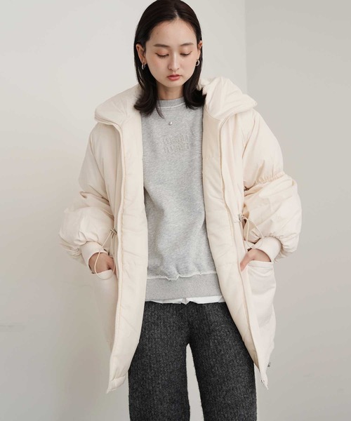 Bulue. ダウンコート ダウンジャケット 「Bulue.」ドロストデザイン