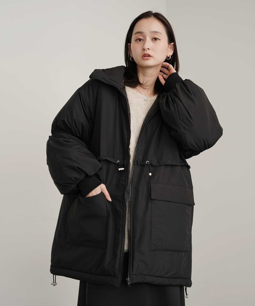 Bulue. ダウンコート ダウンジャケット 「Bulue.」ドロストデザイン