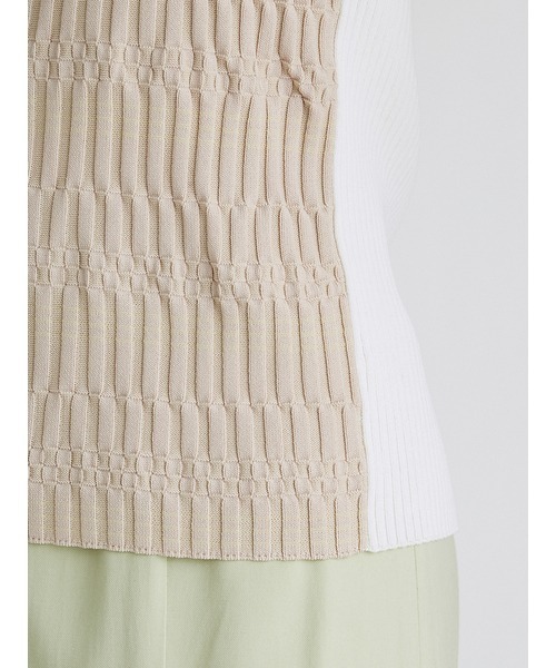 「FURFUR」 半袖ニット FREE ブラック レディース_画像3