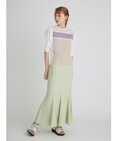 「FURFUR」 半袖ニット FREE ブラック レディース_画像8