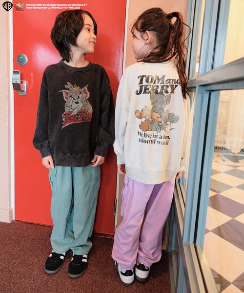 トレーナー 「トムとジェリー」アソートプリントスウェット(KIDS