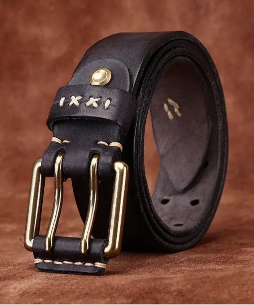ヴィンテージ 本革 ダブル レザー ライダース ベルト式 L VINTAGE VINTAGE / ヴィンテージ 60s レザーダブル RUHRジッパー