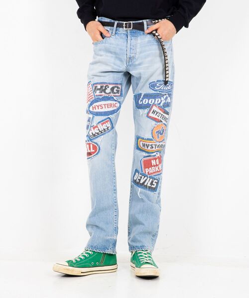 HYSTERIC GLAMOUR（ヒステリックグラマー） ジーンズ DPC加工 スリム