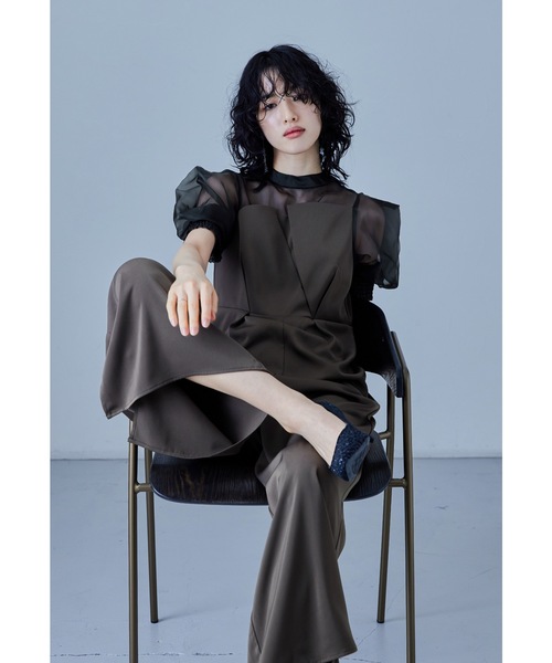 niana（ニアナ） オールインワン M グレー レディース : ZOZOTOWN