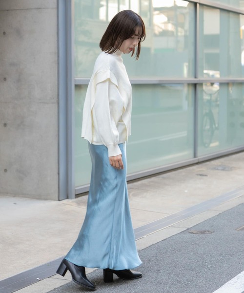 SENSE OF PLACE by URBAN RESEARCH ロングスカート SMALL オレンジ