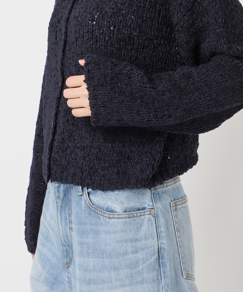 plage（プラージュ） カーディガン Fringe yarn カーディガン