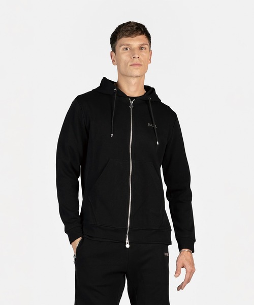 BALR. ジップパーカー XL ブラック Q-Series 正規品 新品未使用 BALR.（ボーラー） ジップアップパーカ Q-SERIES REGULAR FIT ZIP