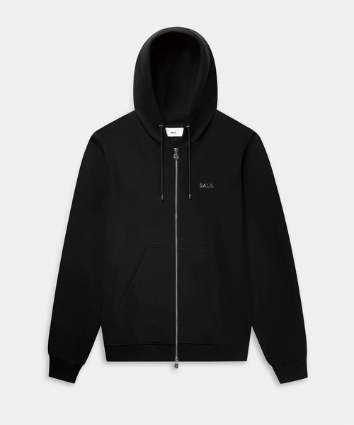 BALR.（ボーラー） ジップアップパーカー X-LARGE ブラック メンズ