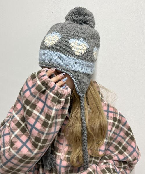 WEGO（ウィゴー） ニット帽 ニットキャップ レディース WEGO/ポンポン