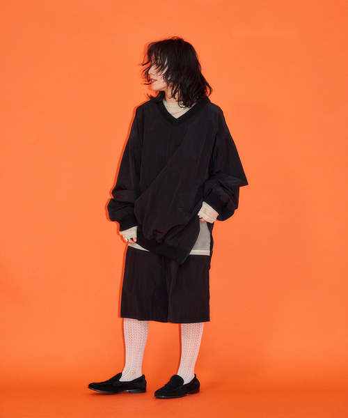 CITYSHOP（シティショップ） ブラウス シャツ 「THE MOOD」 V-NECK