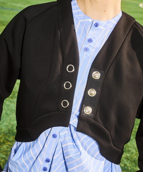 ommo  カーディガン THEOREM(セオレム)】Honeycomb Army Cardigan ハニカムカーディガン