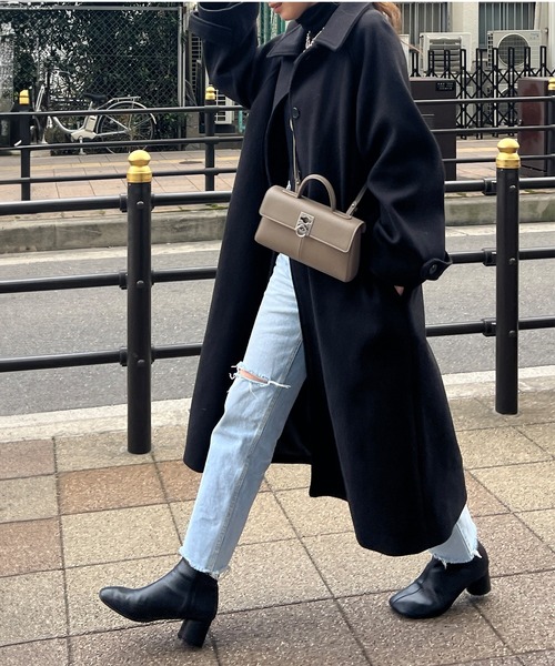 [ISOOK] Denim брюки L голубой женский 